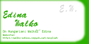 edina walko business card